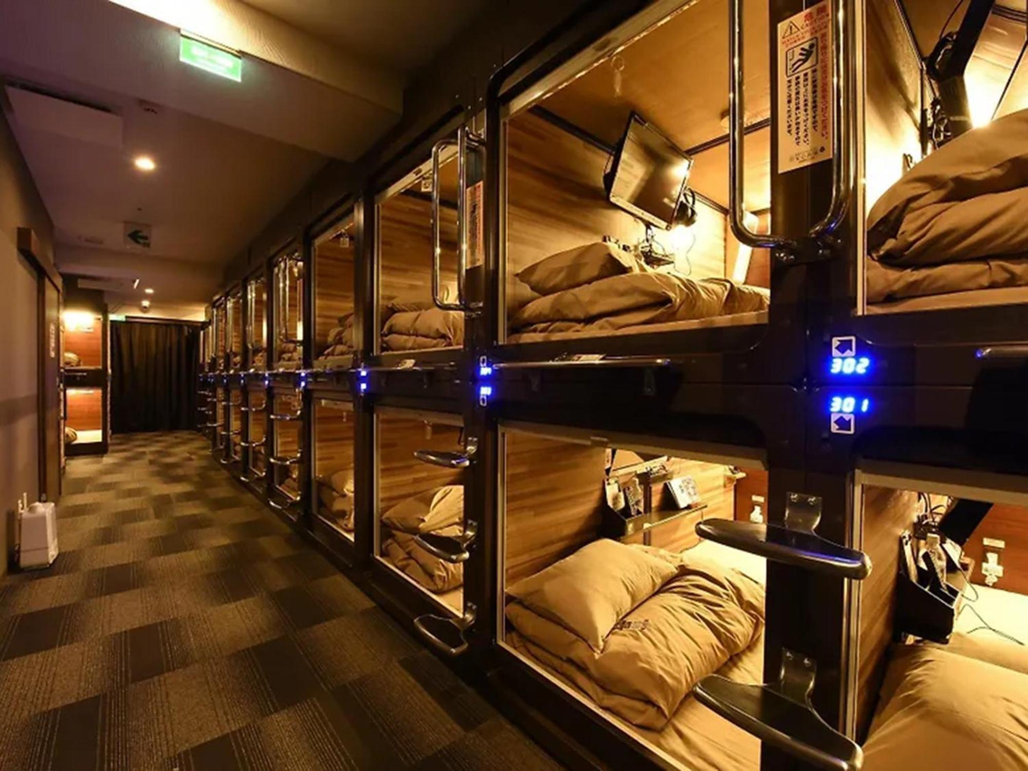 Capsule Hotel Anshin Oyado Premium Nagoya Sakae Eksteriør billede
