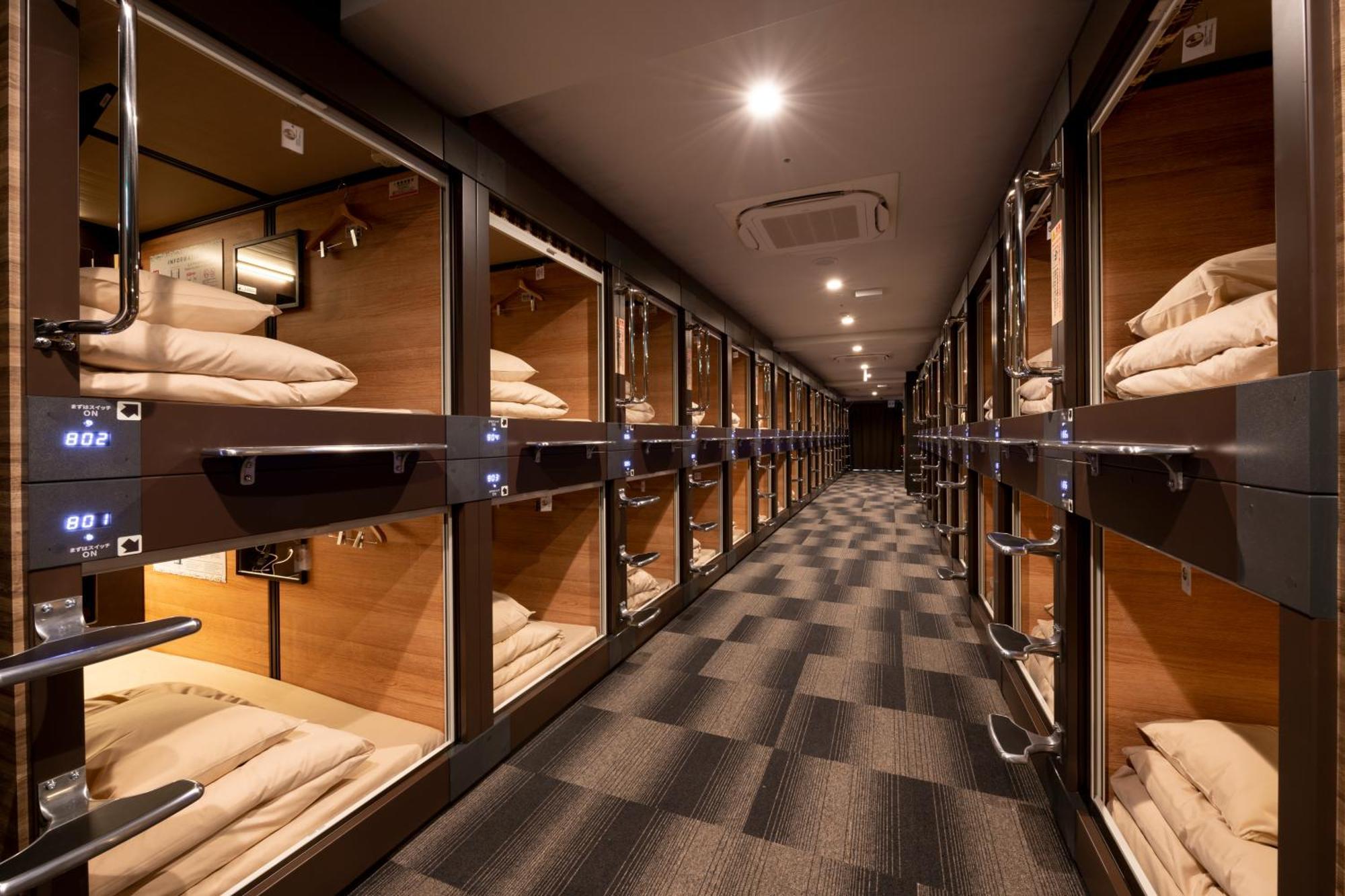 Capsule Hotel Anshin Oyado Premium Nagoya Sakae Eksteriør billede