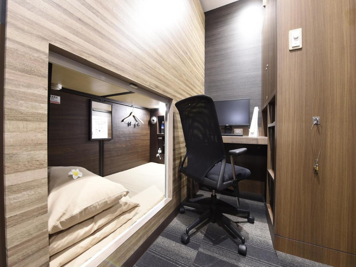 Capsule Hotel Anshin Oyado Premium Nagoya Sakae Eksteriør billede